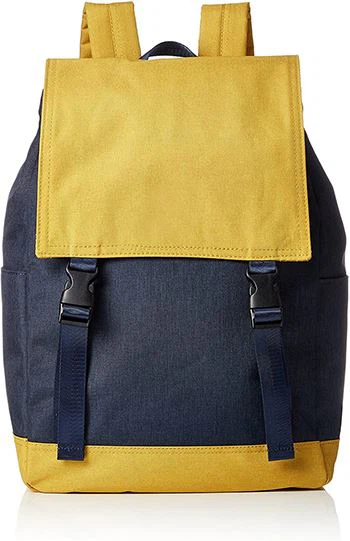 Black Textured Backpack