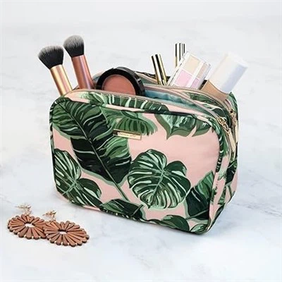 Make-up taška ve stylu tropického deštného pralesa