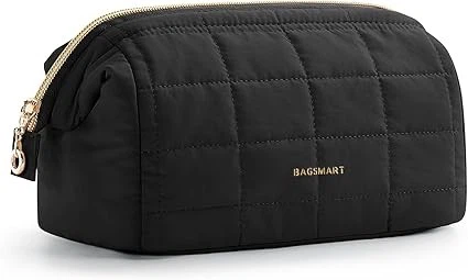 Wide-open Pouch Purse Travel Essentials